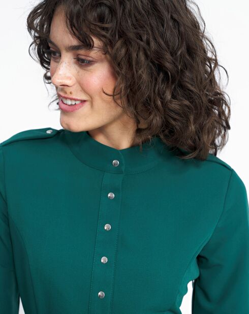 Kingstown sparrengroene jurk