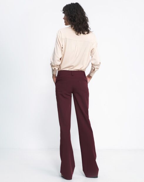 Pantalon Male bordeaux