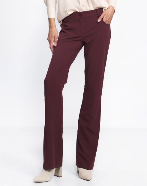 Pantalon Male bordeaux