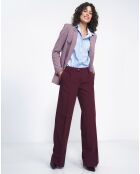Pantalon Manille bordeaux