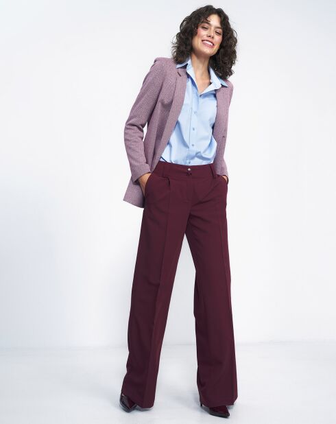 Pantalon Manille bordeaux