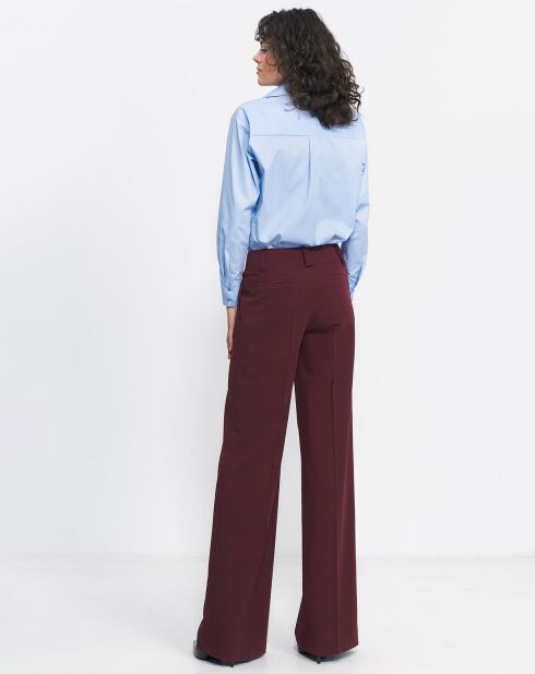 Pantalon Manille bordeaux