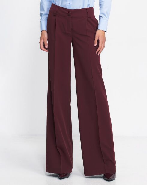Pantalon Manille bordeaux