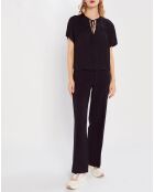 Pantalon Tailored Wide Leg noir