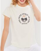 T-Shirt Print blanc