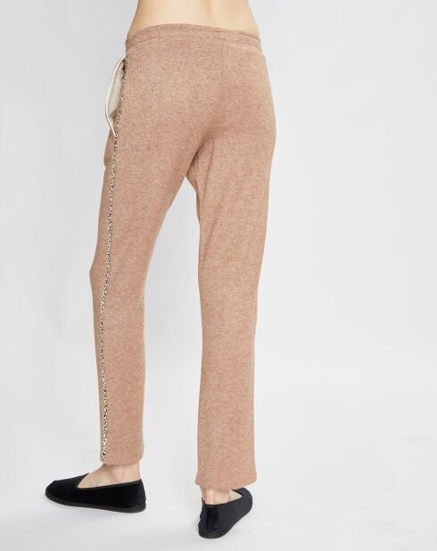 Pantalon Mailleway vieux rose/marron