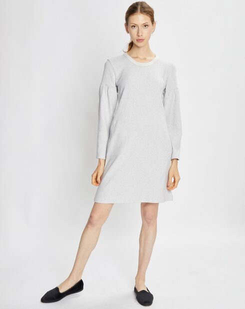 Robe Sweethome gris chiné/blanc