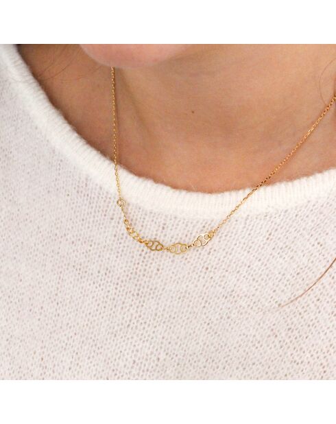 Collier Angie en Laiton doré