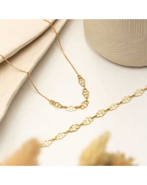 Collier Angie en Laiton doré