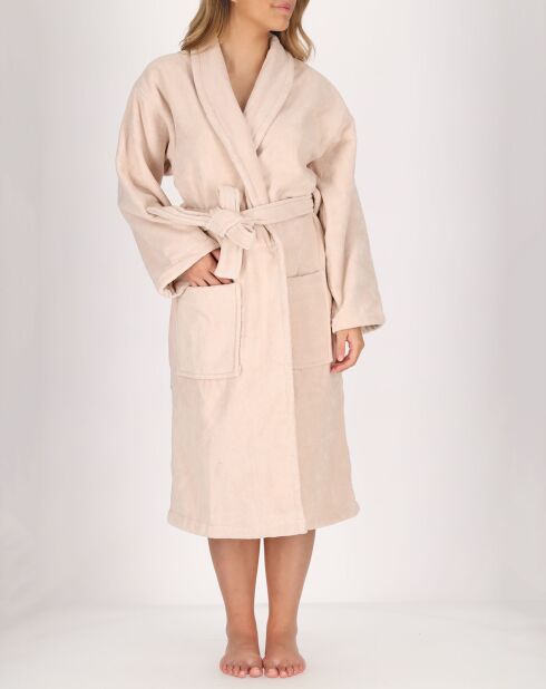 Accappatoio da donna in cotone e velluto