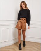 Burny schwarzer Pullover aus einer Kaschmirmischung