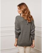 Pull Chola en Cachemire mélangé kaki
