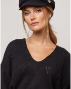 Pull Chola en Cachemire mélangé noir