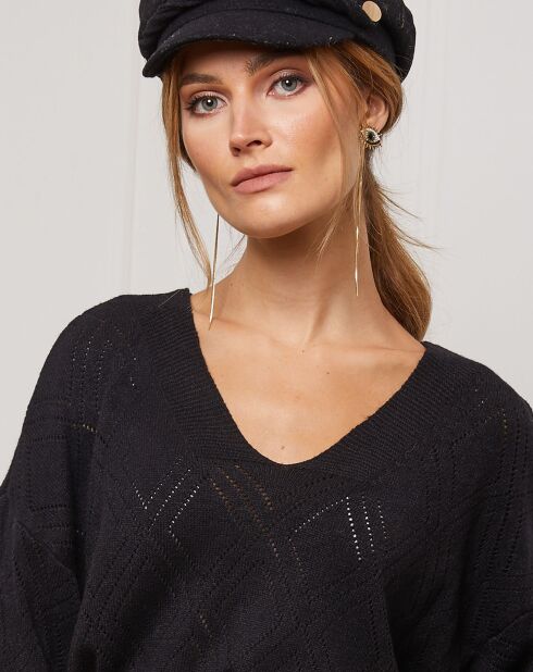 Pull Chola en Cachemire mélangé noir