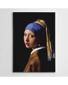 Reproduction ''La Jeune fille à la Perle'' - Vermeer multicolore - 50x70 cm