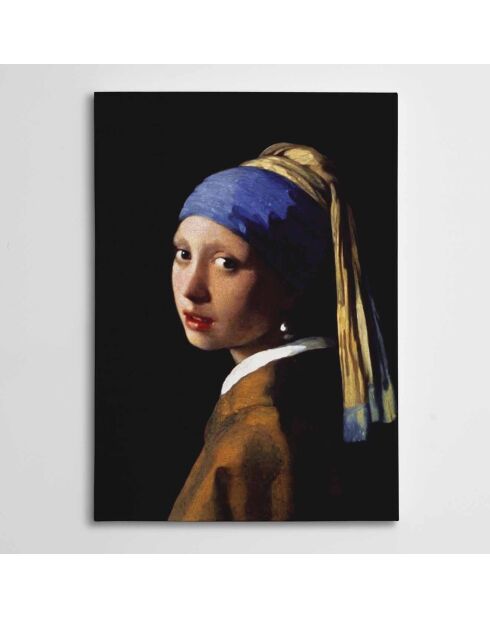 Reproduktion „Das Mädchen mit dem Perlenohrring“ - Vermeer mehrfarbig - 50x70 cm