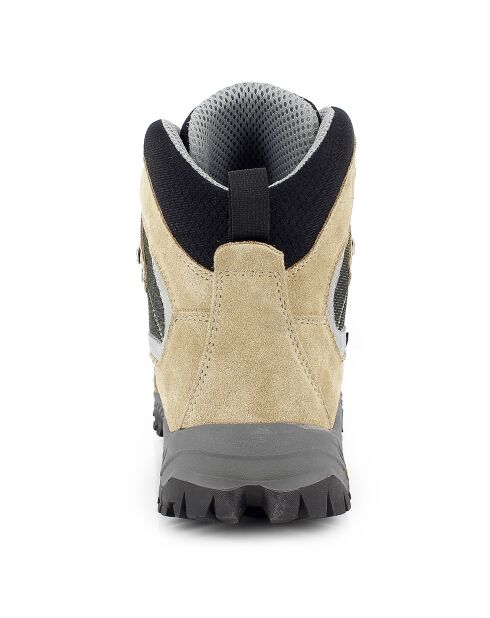 Chaussures de Randonnée en Velours de Cuir Atlas sable