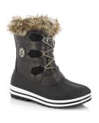 Botas de nieve Diana doradas/negras