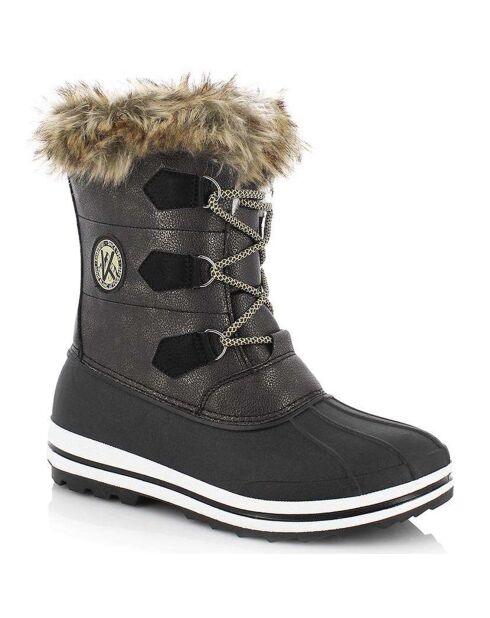 Stivali da neve Diana dorati/neri