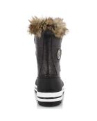 Botas de nieve Diana doradas/negras