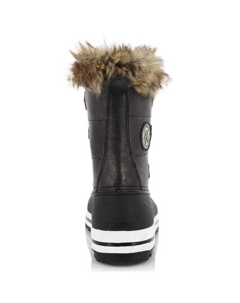 Stivali da neve Diana dorati/neri