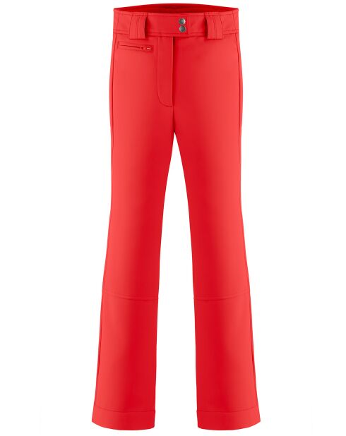 Pantalon de ski Softshell rouge