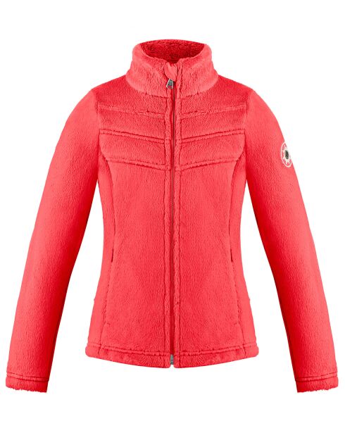 Veste en Polaire rouge techno