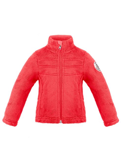 Veste en Polaire rouge techno