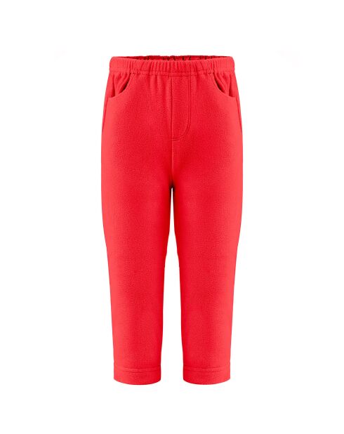 Jogging en Polaire rouge scarlet