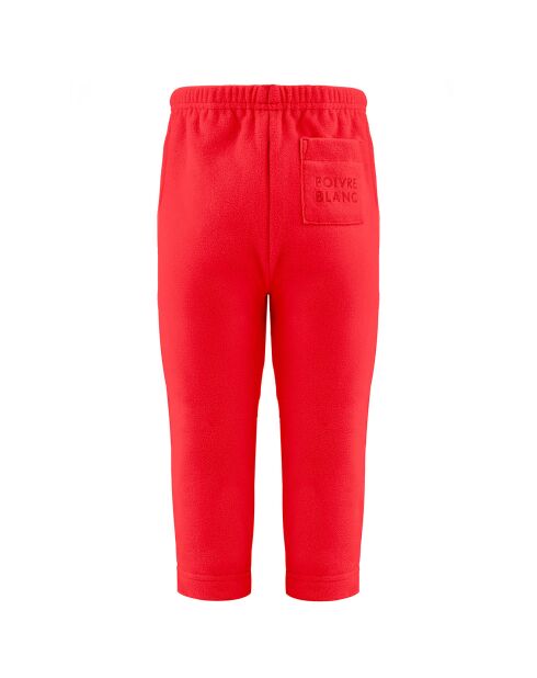 Jogging en Polaire rouge scarlet
