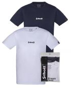 2 T-Shirts Mclogo2 blanc/bleu