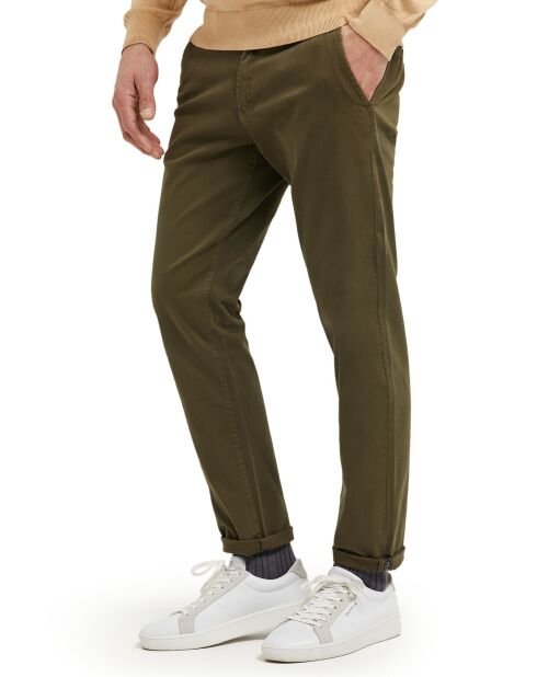 Pantalon Chino Marko vert olive