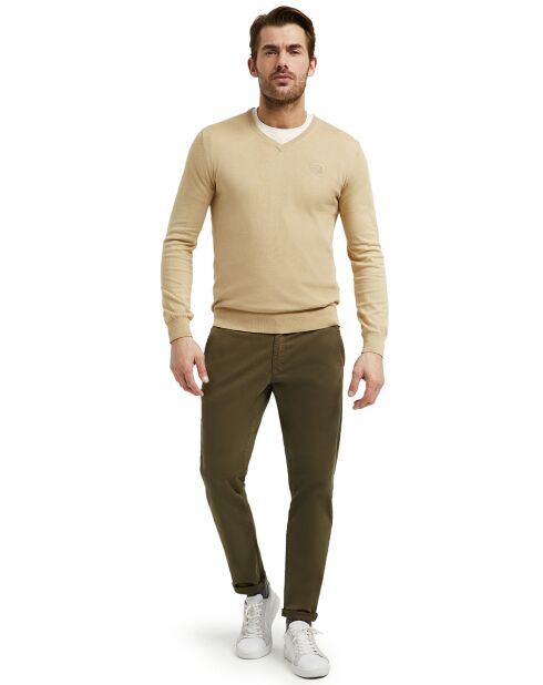 Pantalon Chino Marko vert olive