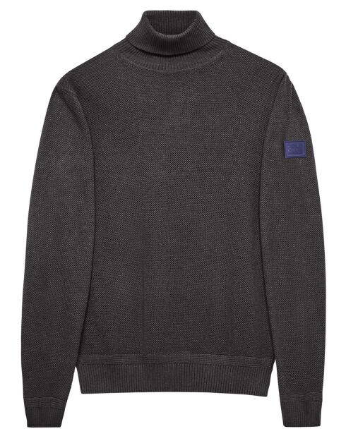 Pull col roulé Max gris