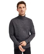 Pull col roulé Max gris