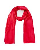 Foulard 100% Soie rouge - 110x190 cm