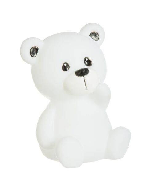 Luz nocturna LED aleatoria con forma de oso de peluche, 10 x 10 x 13,5 cm