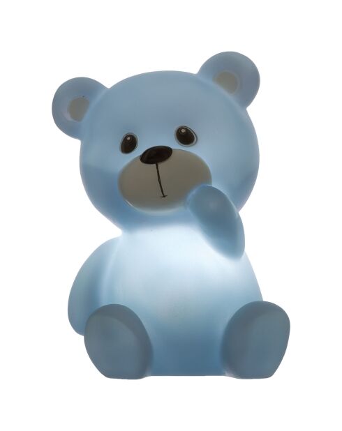 Luz nocturna LED aleatoria con forma de oso de peluche, 10 x 10 x 13,5 cm