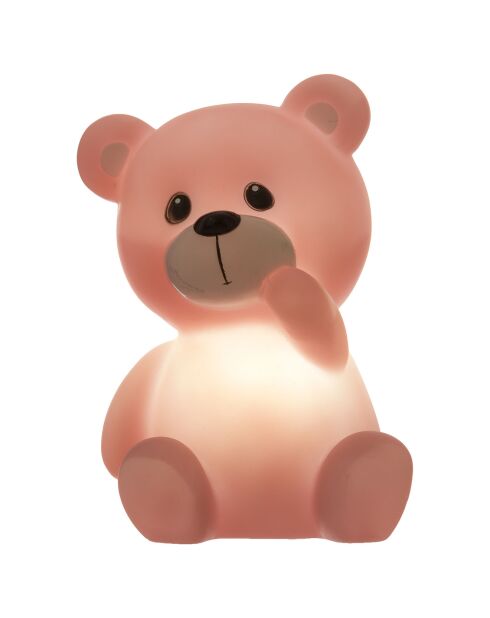 Luz nocturna LED aleatoria con forma de oso de peluche, 10 x 10 x 13,5 cm