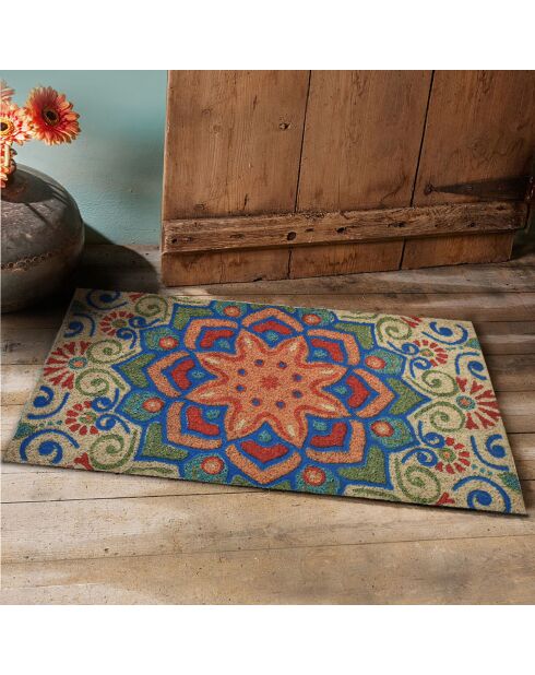 Zerbino a rosetta multicolore - 40x60 cm