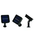Marquise LED noire - 150x80 cm