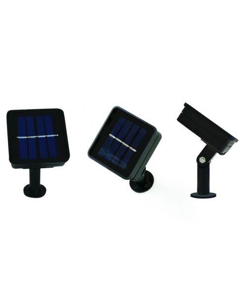 Marquise LED noire - 150x80 cm