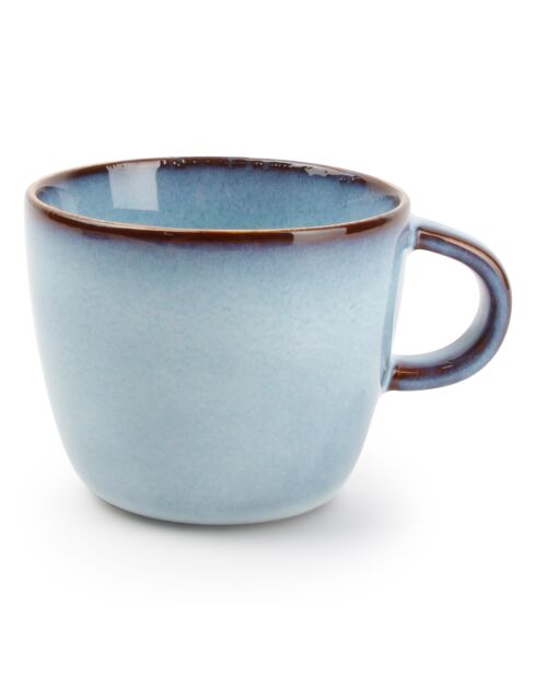 4 Tasses à moka et soucoupes Marrakesh bleues - 9cl