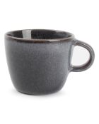 4 Tasses à moka et soucoupes Stitch grises - 9cl
