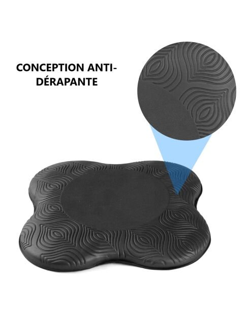 Coussin de yoga gris
