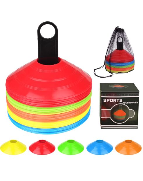 Plots de sport multicolore