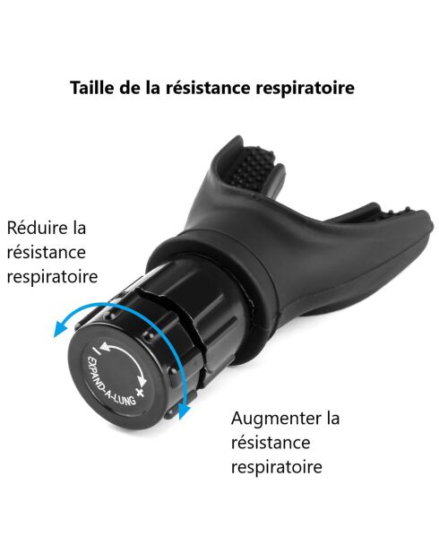 Entraîneur respiratoire noir