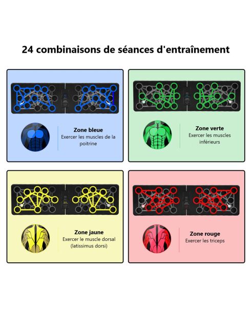 Planche push-up noire