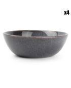 4 Bols Stitch gris - D.9x3 cm
