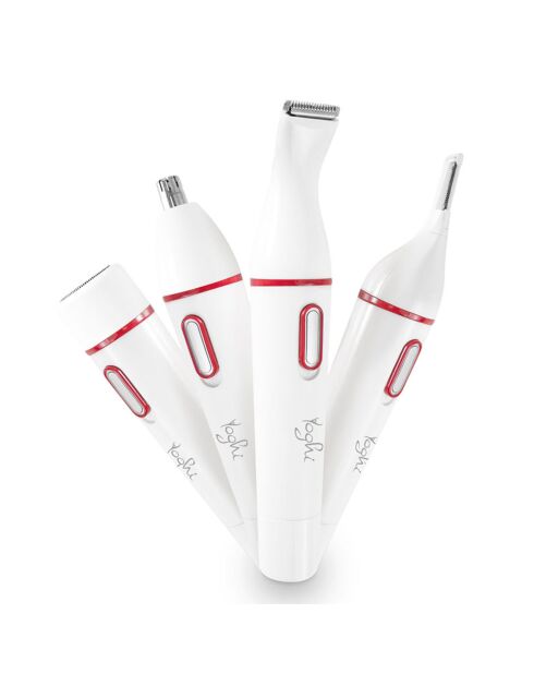 Tondeuse visage et corps  blanche - 25x12.5x20 cm